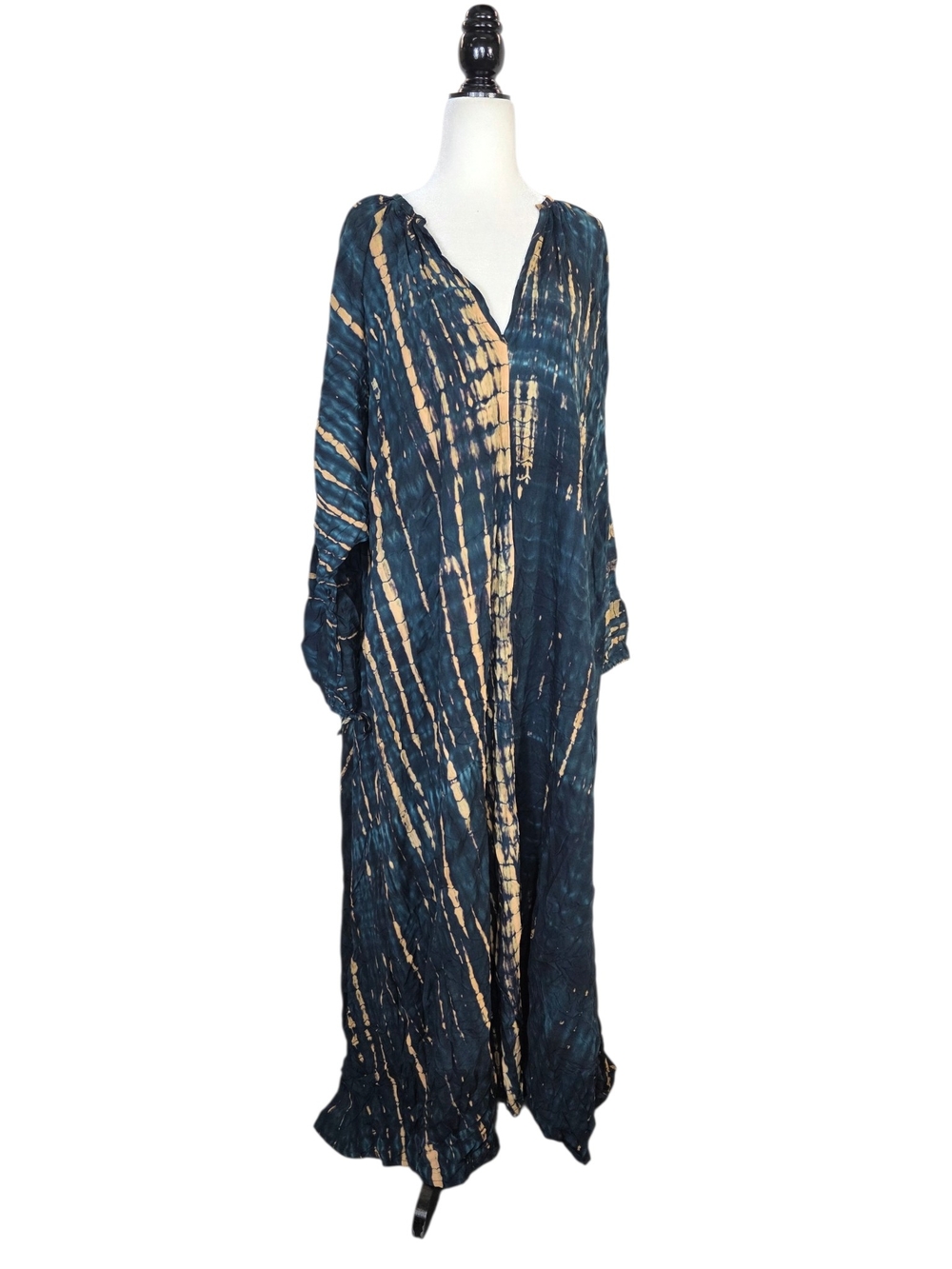 Style Park Tied-dye Boho V-neck oversize Maxi dress
